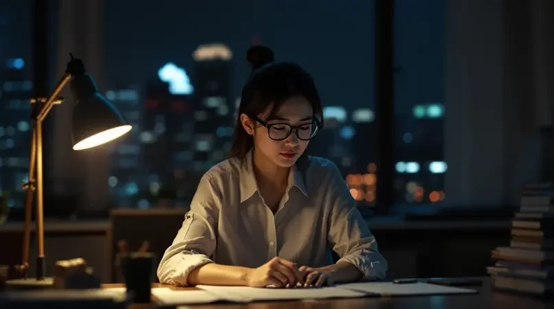 加班夜话：porn视频的职场成长记高清封面